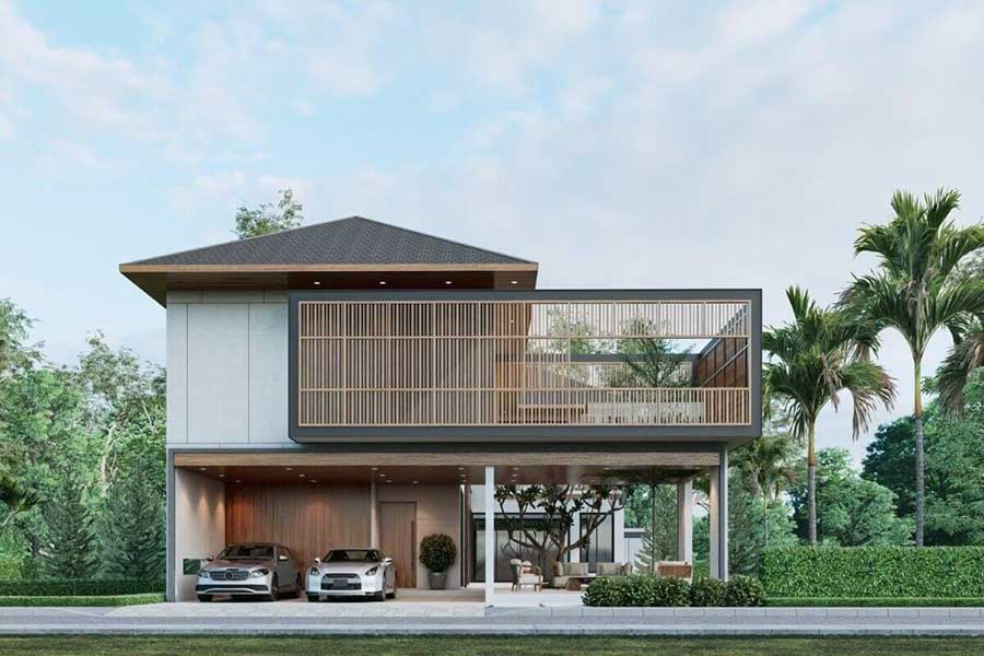 Off-plan 5-bed family villas with pool for sale near Chalong Bay, Phuket