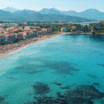 An aerial shot of Costa de la Calma, Peguera, Mallorca