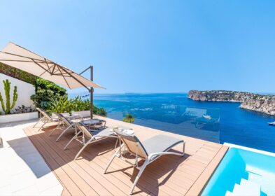 Sea view villa with private pool and gym in Port d’Andratx, Mallorca