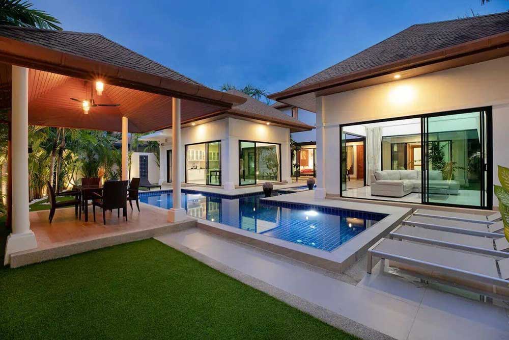 3-bed pavilion-style villa with pool for sale in Rawai Phuket