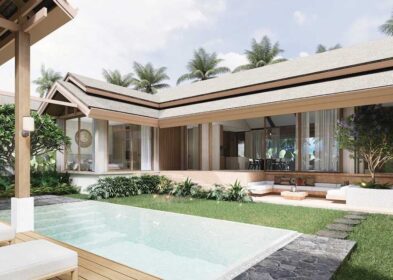 Modern 3-bed pool villa with garden and mountain views in Maenam, Koh Samui