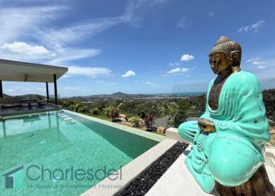 5-bed Bali-style sea view villa in Chaweng, Koh Samui