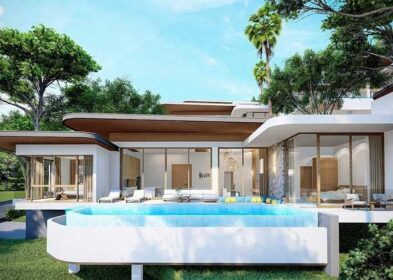 Verano Residence Type A 3-bed sea view villa with pool in Chaweng Noi Koh Samui
