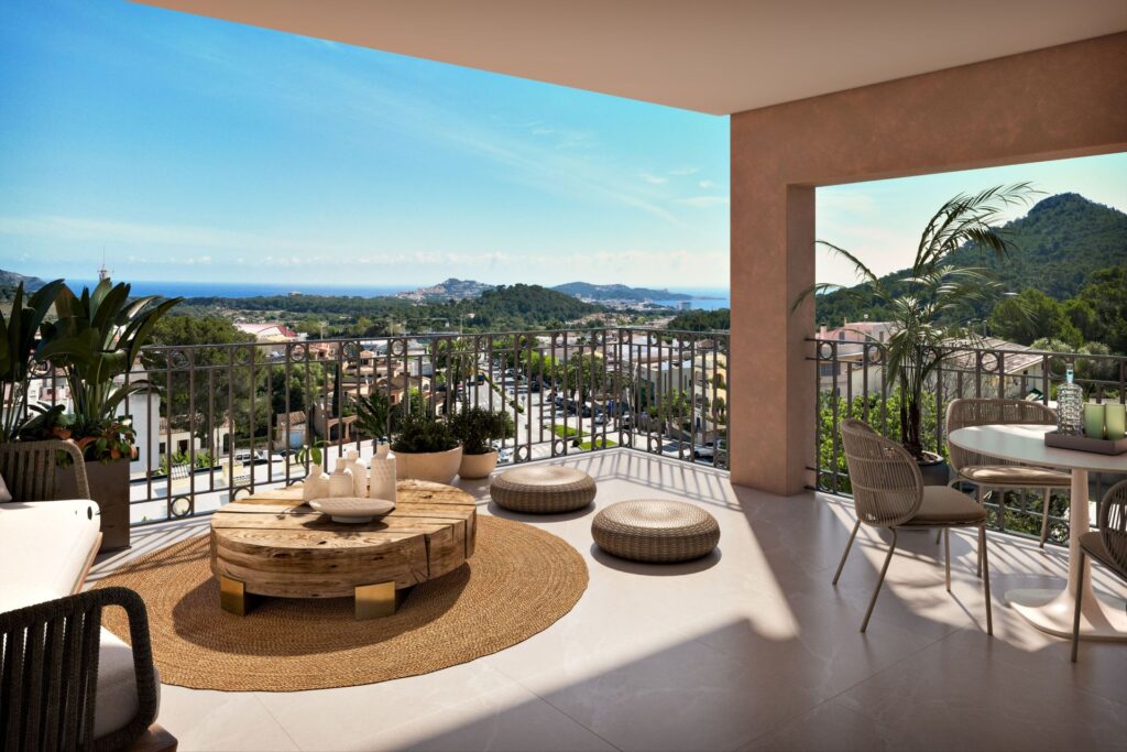 2-bed sea view apartment in Capdepera, Mallorca