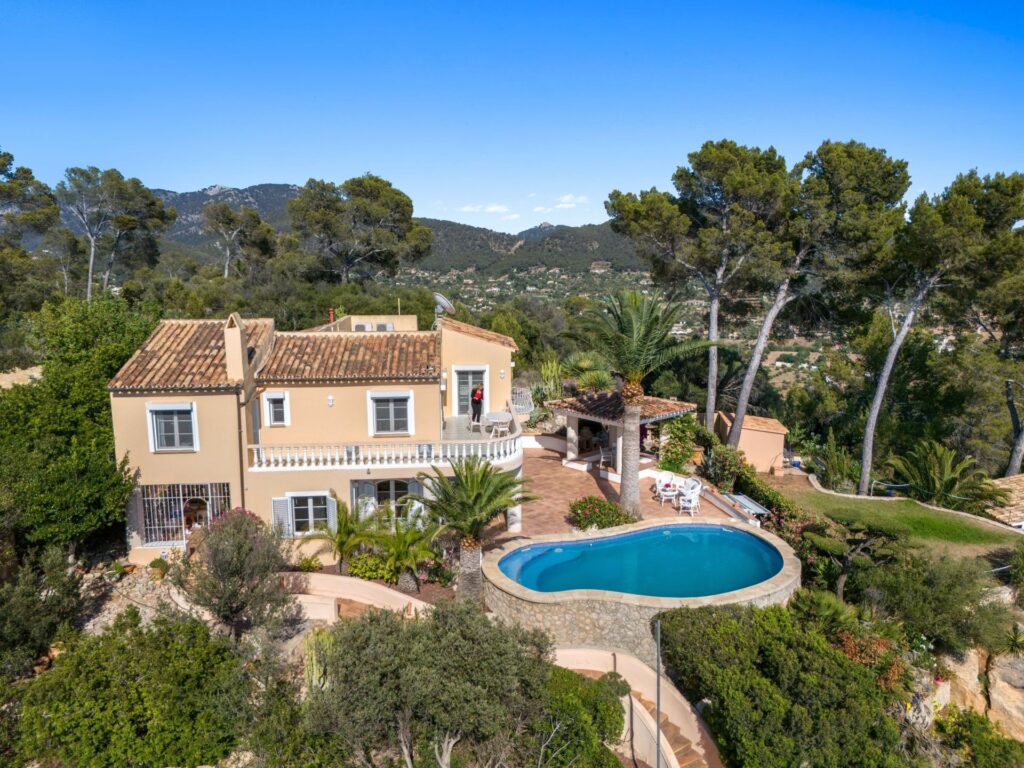 4-bed sea view villa with pool in Can Borras, Port Andratx, Mallorca