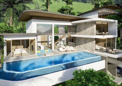 3-bed sea view villa in Chaweng Noi, Koh Samui