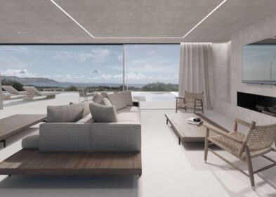 Land and villa project with sea views and building licence in Boquer, Port de Pollensa, Mallorca