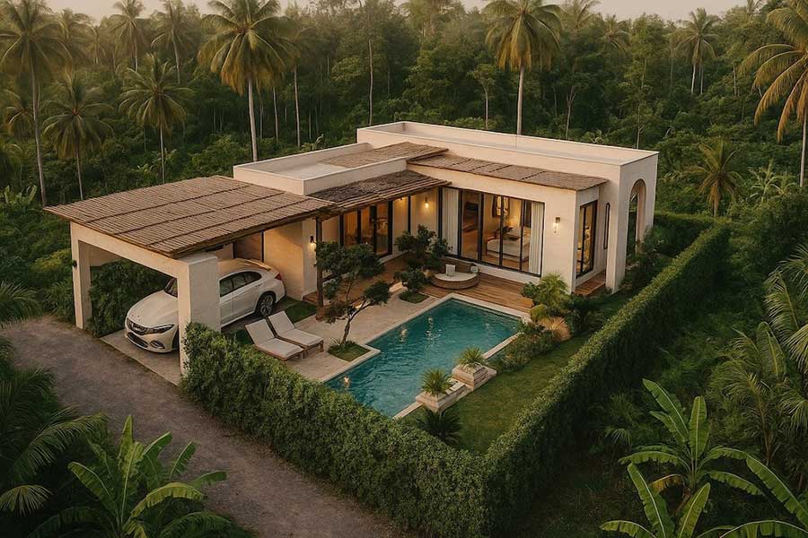 1-bed Type A pool villa in Boho Chic Village, Bang Por, Koh Samui