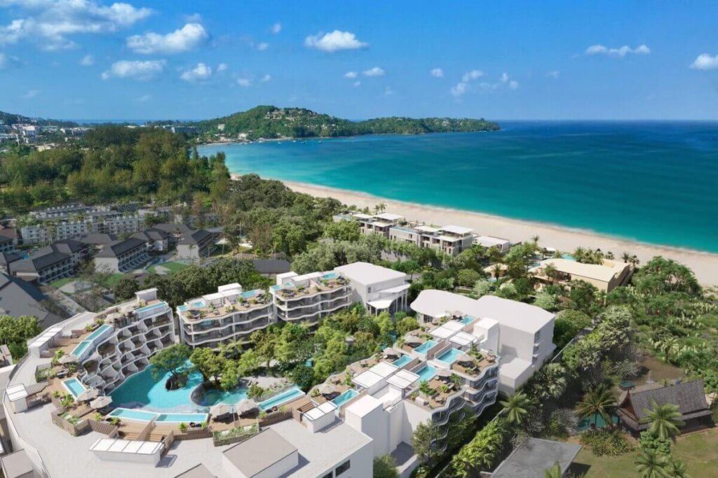 1-bed beachfront leasehold condo in Laguna, Phuket