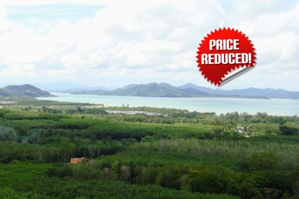 17,920 sqm sea view land for sale near Mission Hills Golf Course, Thalang, Phuket