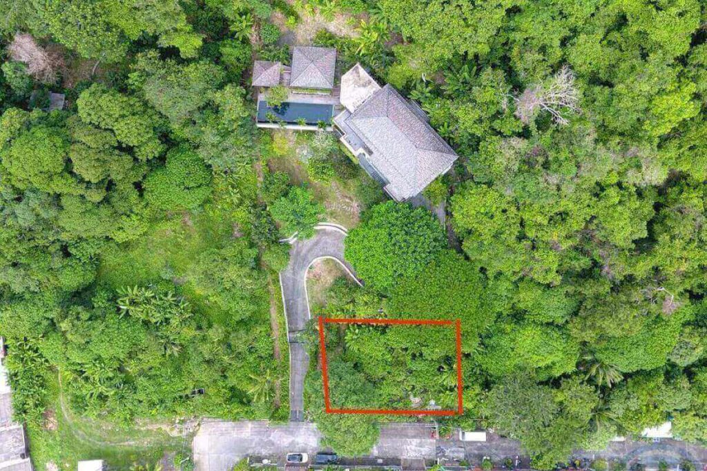 492 sqm land for sale on Rang Hill, Phuket Town with city and sea view potential