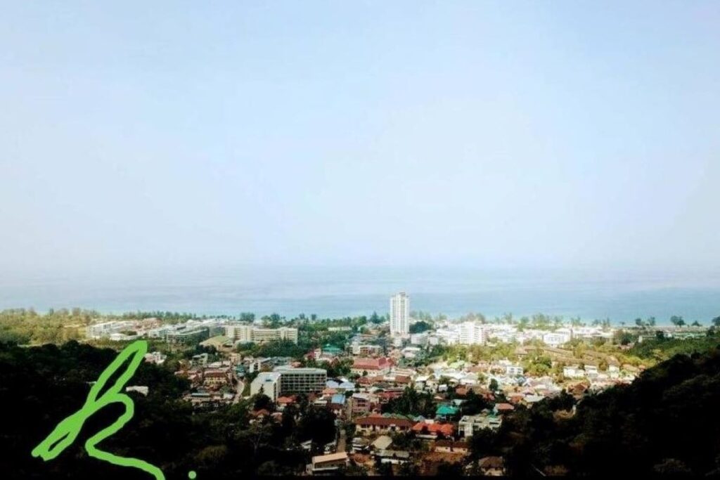 3,532 sqm sea view land for sale in Karon, Phuket