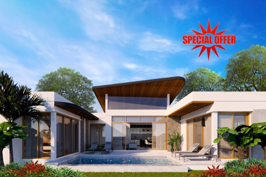 3–4-bed garden pool villas in Pru Jampa, Thalang, Phuket