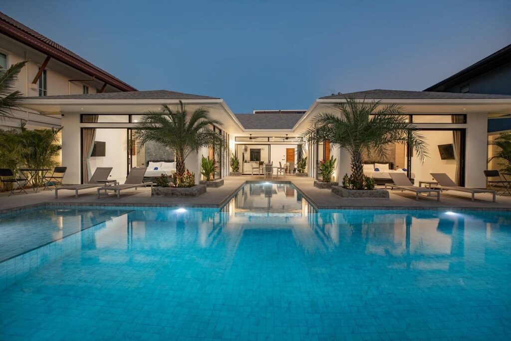 4-bed modern pavilion-style garden pool villa near Rawai Beach Road, Phuket