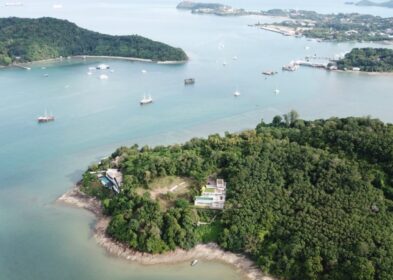 5,284 sqm oceanfront land with sea views for sale in Cape Panwa, Phuket