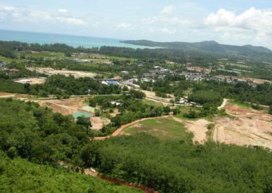 Sea view hillside land for sale in Cherng Talay, Phuket – 9,280 sqm