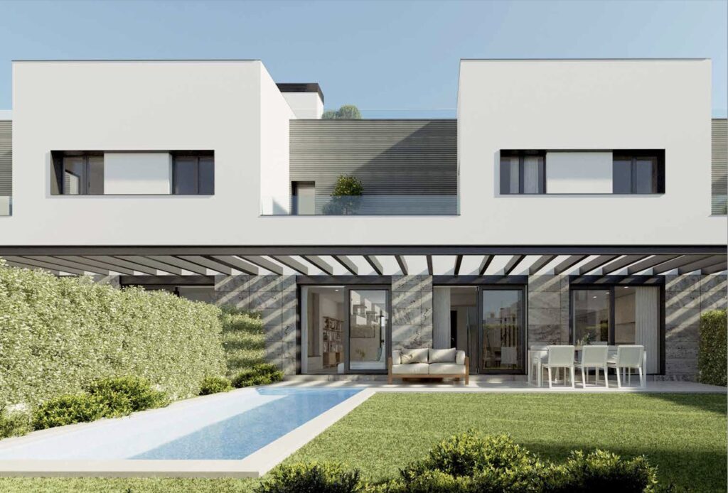 3-bed new build villa with pool in La Ribera Platja de Palma Mallorca