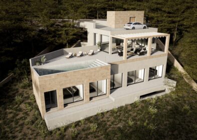 5-bed contemporary villa project with sea views in Gotmar, Pollensa, Mallorca