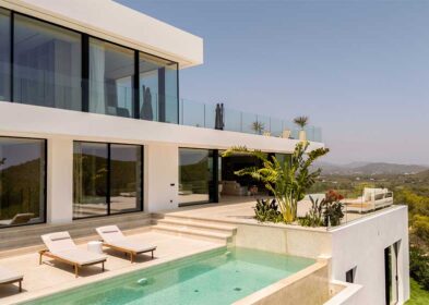 7-bed sea view villa with infinity pool in Roca Llisa, Ibiza
