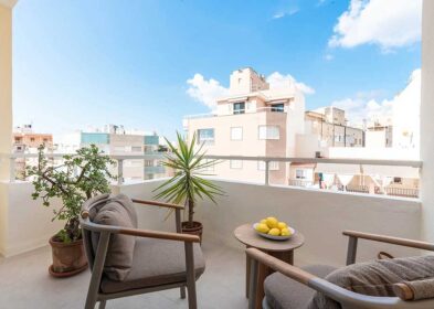 Sea view apartment in Santa Catalina, Palma – 3-bed, newly renovated, 137 sqm