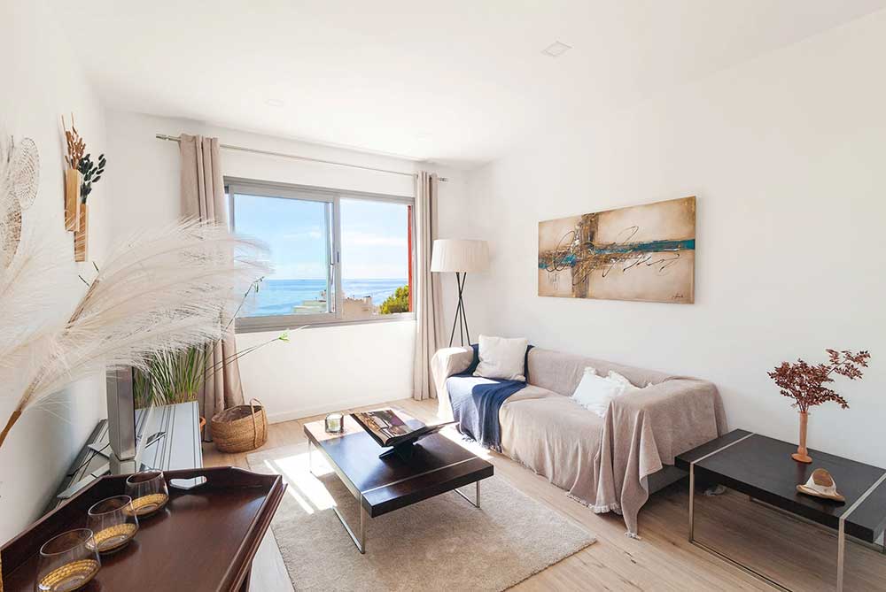 Renovated 1-bed sea view apartment in San Agustin Mallorca