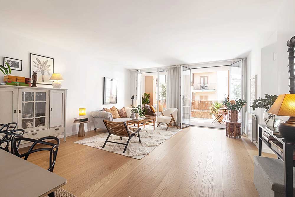 2-bed apartment with private terraces and roof terrace in Santa Catalina, Palma, Mallorca