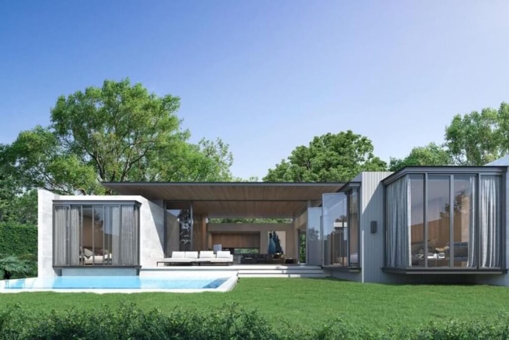 3-bed modern pool villas in Pru Jampa, Phuket surrounded by forest