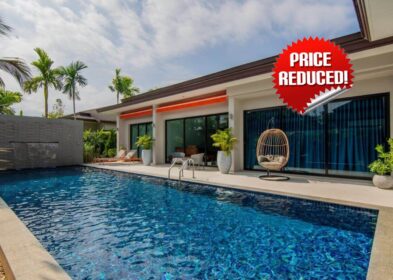 4-bed Balinese-style pool villa with 13m pool in Cherng Talay, Phuket