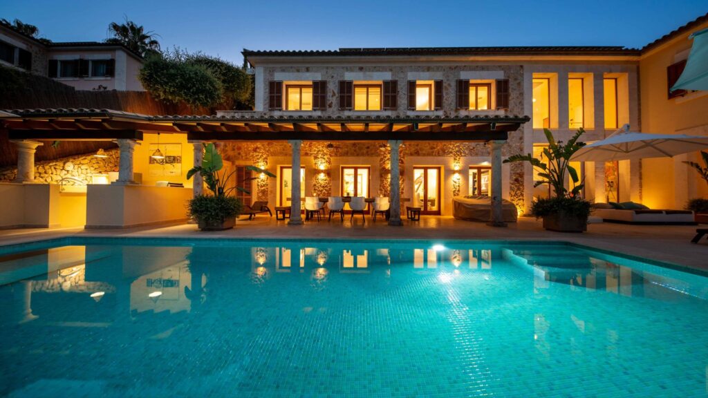 6-bed sea and golf view villa in Pollensa, Mallorca