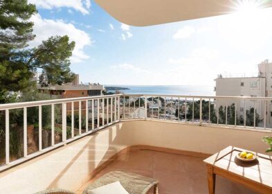 2-bed sea view apartment in San Agustin, Palma, Mallorca