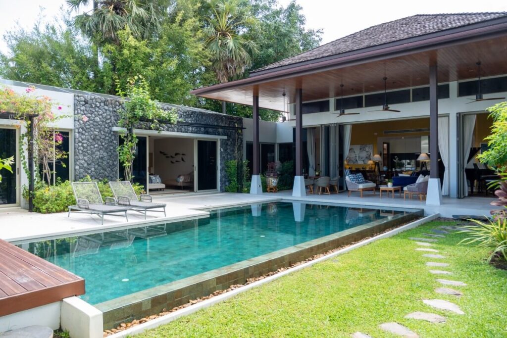 4-bed garden pool villa near Bang Tao Beach, Phuket