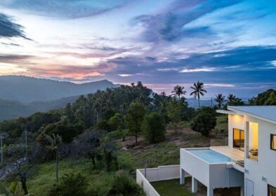 3-bed hillside view pool villa in Bo Phut, Koh Samui