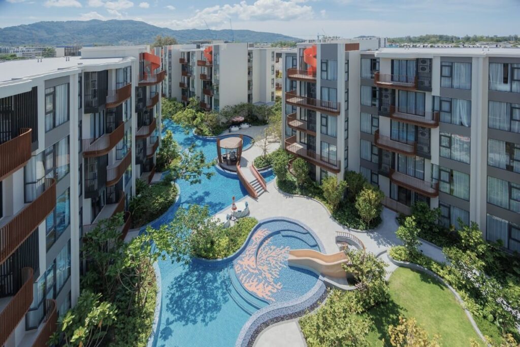 1-bed freehold condo in Cherng Talay, Phuket, 50 sqm near Boat Avenue