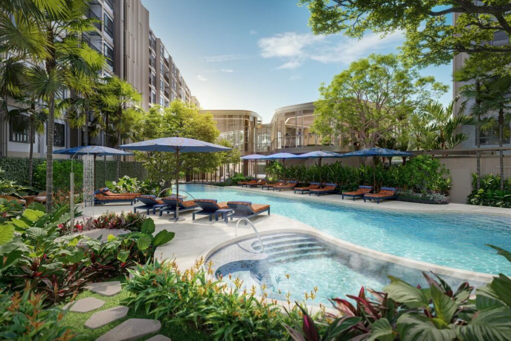 2-bed condo in Cherng Talay, Phuket, 60 sqm near Boat Avenue