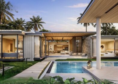 3-4 bed Contemporary Asian pool villas in Pa Lai, Chalong, Phuket, 294 sqm build