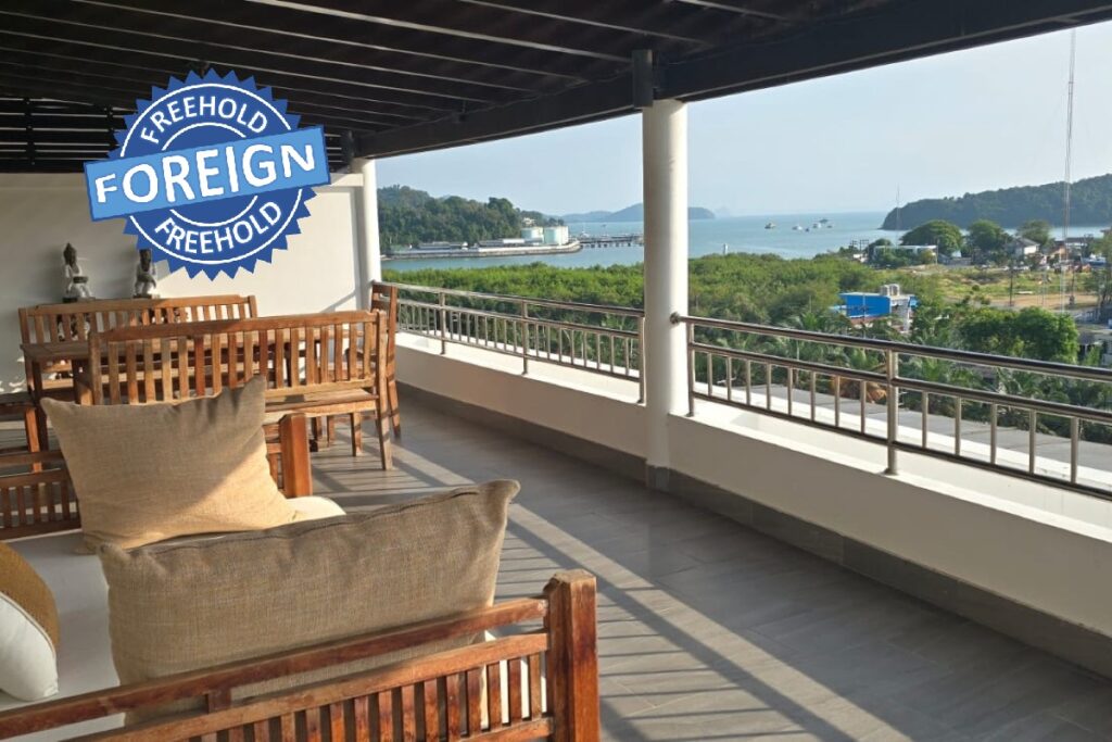 3-bed freehold condo with sea view in Panwa, Phuket