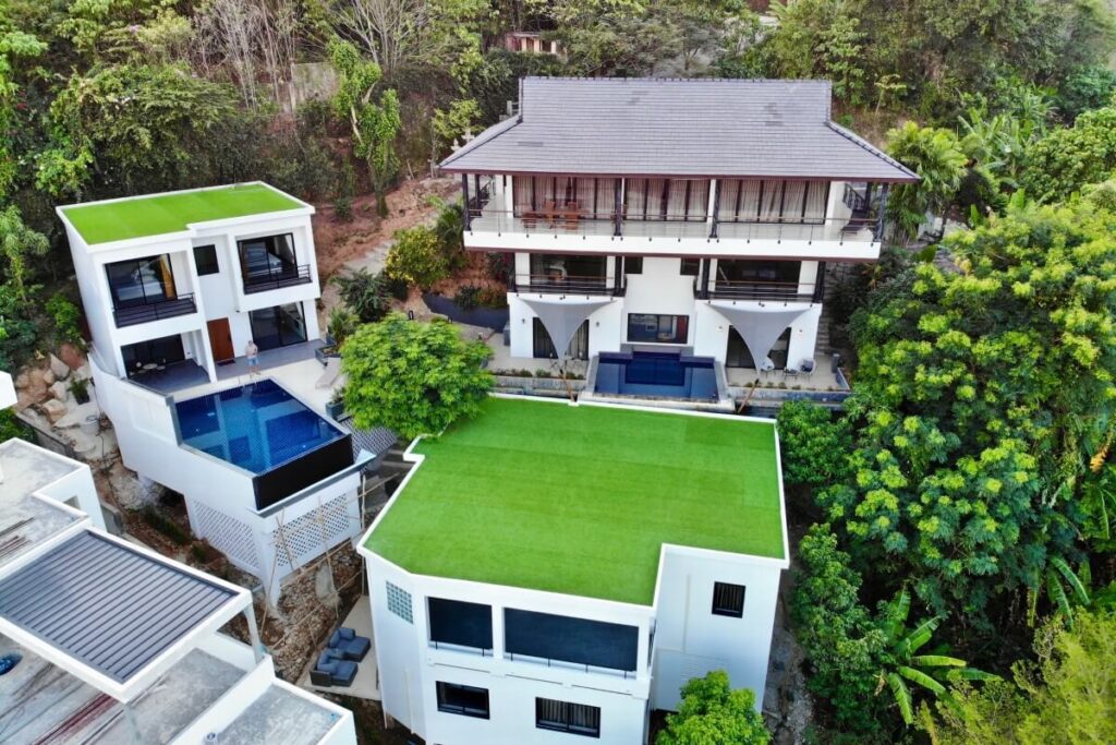 9-bed multi-residence hillside villa estate in Nai Harn, Phuket