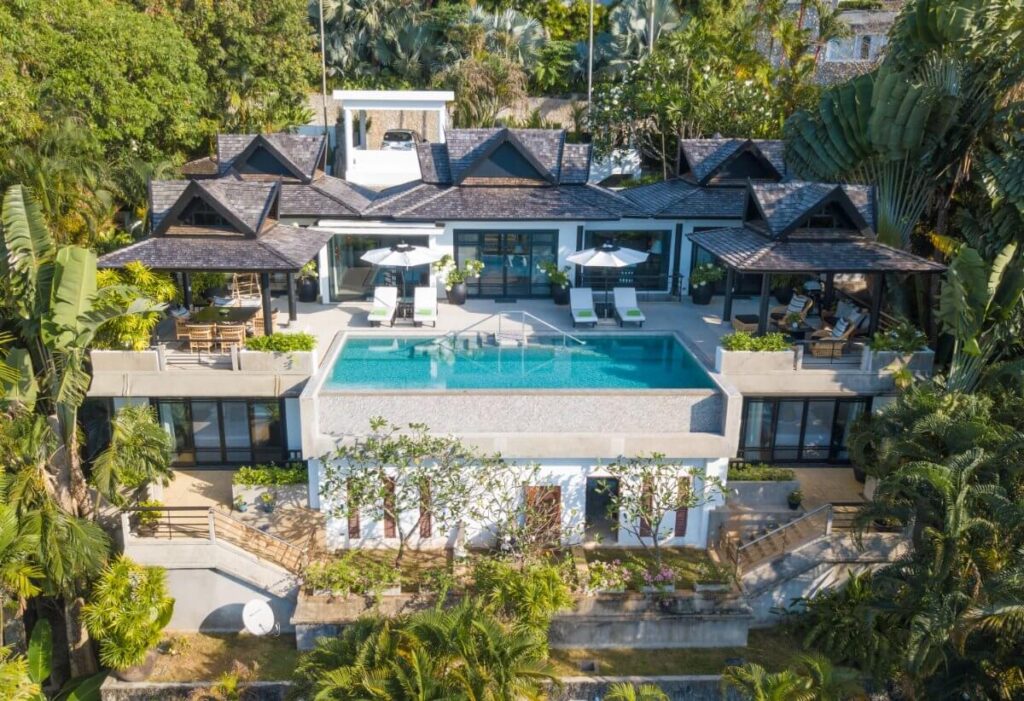 4-bed sea view pool villa in Surin, Phuket, 1036 sqm build