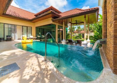 4-bed Bali style pool villa in Bang Tao, Phuket