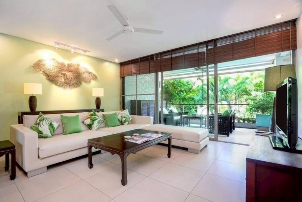 2-bed pool view condo for sale in Bang Tao, Phuket, 5-min walk to beach, tropical gardens