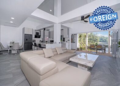 2-bed freehold penthouse condo with lake views for sale near Nai Harn Beach, Phuket