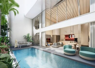 Under construction 3-bed duplex condo with private pool for sale in Bang Tao, Phuket