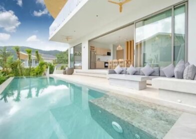 Resale 3-bed hillside pool villa for sale in Kamala, Phuket, near Kamala Beach