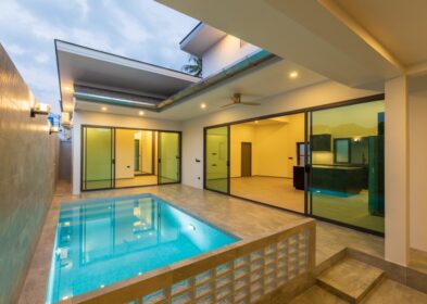 New 3-bed pool villa for sale in Soi Samakki, Rawai, Phuket, modern build, rooftop terrace