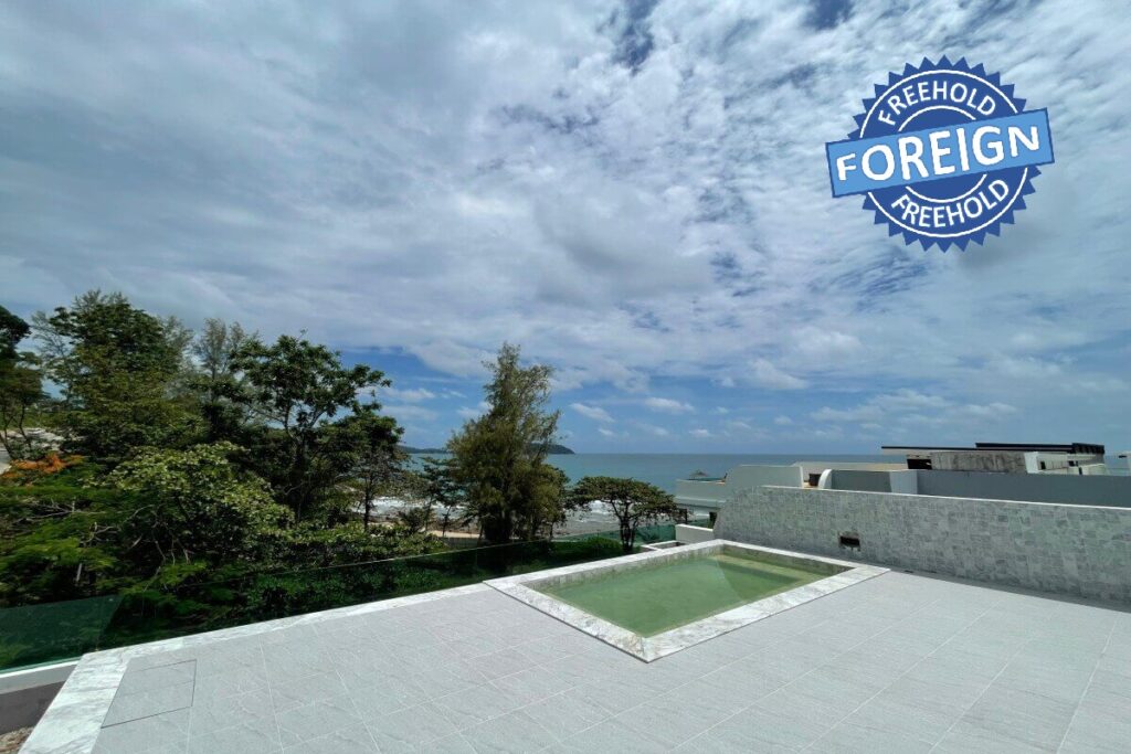 3-bed foreign freehold penthouse condo with private plunge pool and sea views in Kamala, Phuket