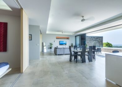 3-bed hillside sea view condo with private infinity pool for sale near Layan Beach, Phuket