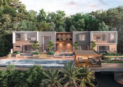 Under construction 4 and 5-bed luxury sea view pool villa with beach access in Panwa, Phuket