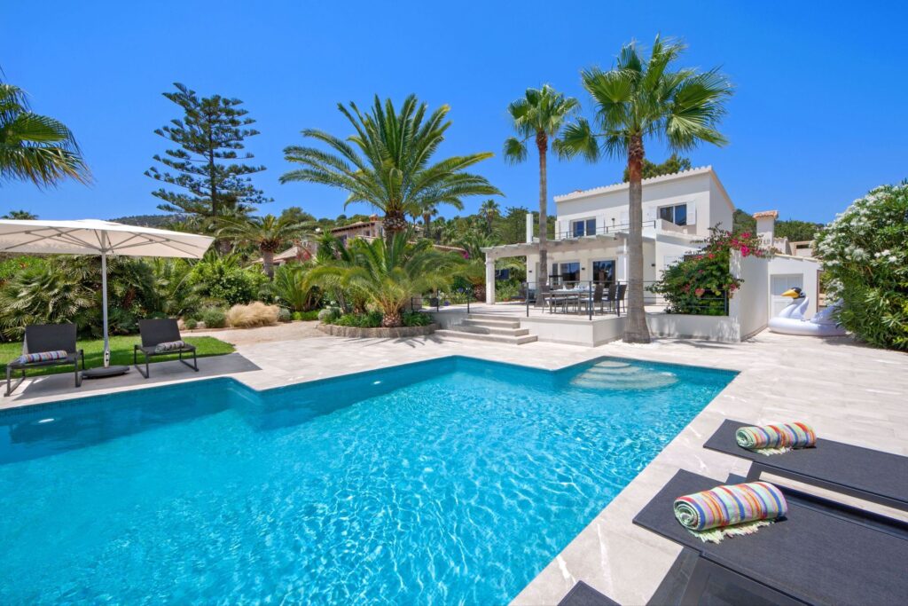3-bed sea view villa with saltwater pool in Port d'Andratx, Mallorca