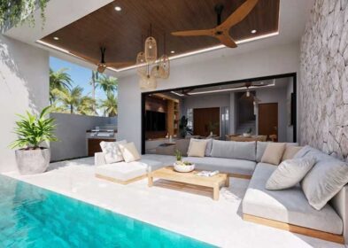 3-bed modern pool villa in Lamai, Koh Samui, 400m from the beach