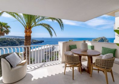 3-bed dual aspect sea view apartment in Santa Ponsa, Calvia, Mallorca with panoramic views